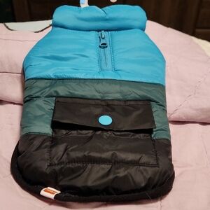 Lego Dog Jacket - Blue and Black